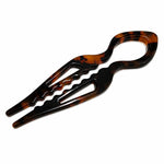 Fermaglio per capelli a U in acetato a forma di pesce 15cm