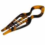 Fermaglio per capelli a U in acetato a forma di pesce 15cm