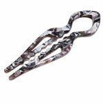 Fermaglio per capelli a U in acetato a forma di pesce 15cm