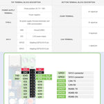 Scheda di controllo WAVESHARE ESP32-S3 con interfacce di comunicazione RS485 e CAN, supporta Wi-Fi/Bluetooth e dispone di molteplici circuiti di protezione integrati., Onboard Antenna