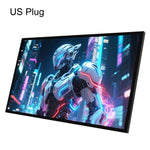 Monitor touch IPS WAVESHARE da 21,5 pollici con supporto pieghevole, risoluzione 1920 × 1080, frequenza di aggiornamento 144 Hz, touch capacitivo a 10 punti, EU Plug, UK Plug, US Plug