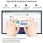 Monitor touch IPS WAVESHARE da 21,5 pollici con supporto pieghevole, risoluzione 1920 × 1080, frequenza di aggiornamento 144 Hz, touch capacitivo a 10 punti, EU Plug, UK Plug, US Plug