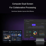 Monitor touch IPS WAVESHARE da 21,5 pollici con supporto pieghevole, risoluzione 1920 × 1080, frequenza di aggiornamento 144 Hz, touch capacitivo a 10 punti, EU Plug, UK Plug, US Plug