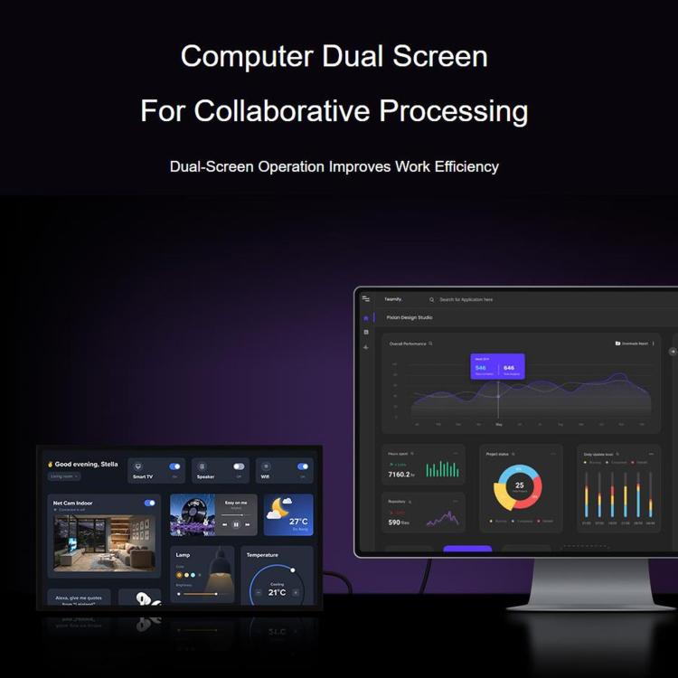Monitor touch IPS WAVESHARE da 21,5 pollici con supporto pieghevole, risoluzione 1920 × 1080, frequenza di aggiornamento 144 Hz, touch capacitivo a 10 punti, EU Plug, UK Plug, US Plug