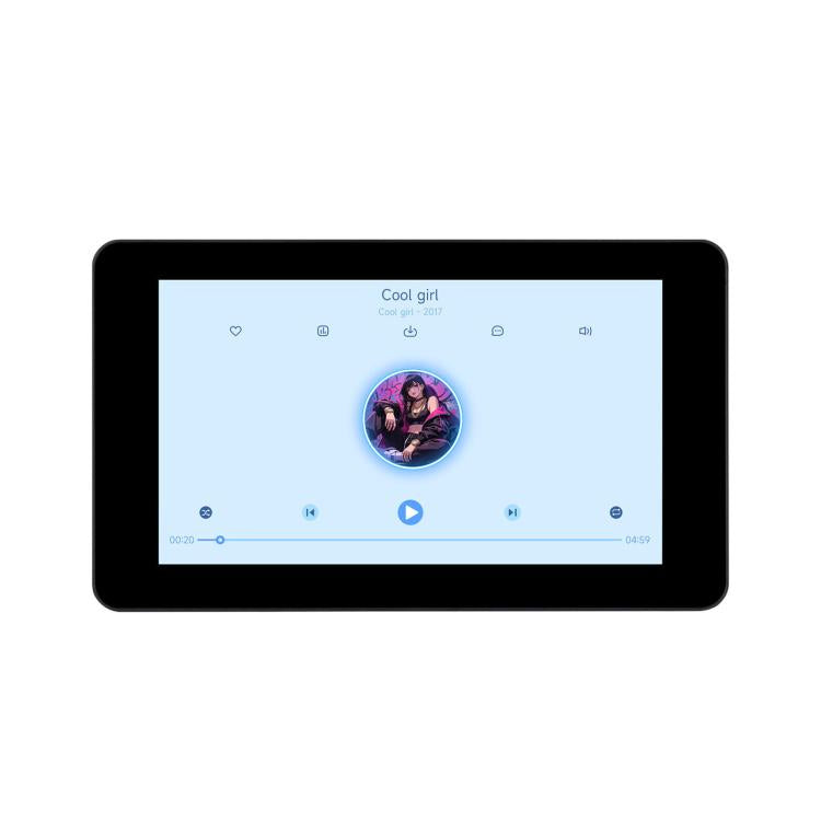 WAVESHARE ESP32-S3 Scheda di sviluppo con display touch vocale AI da 7 pollici, risoluzione 800 × 480, touch a 5 punti, pannello display IPS, supporta Wi-Fi a 2,4 GHz e BLE 5, 34894