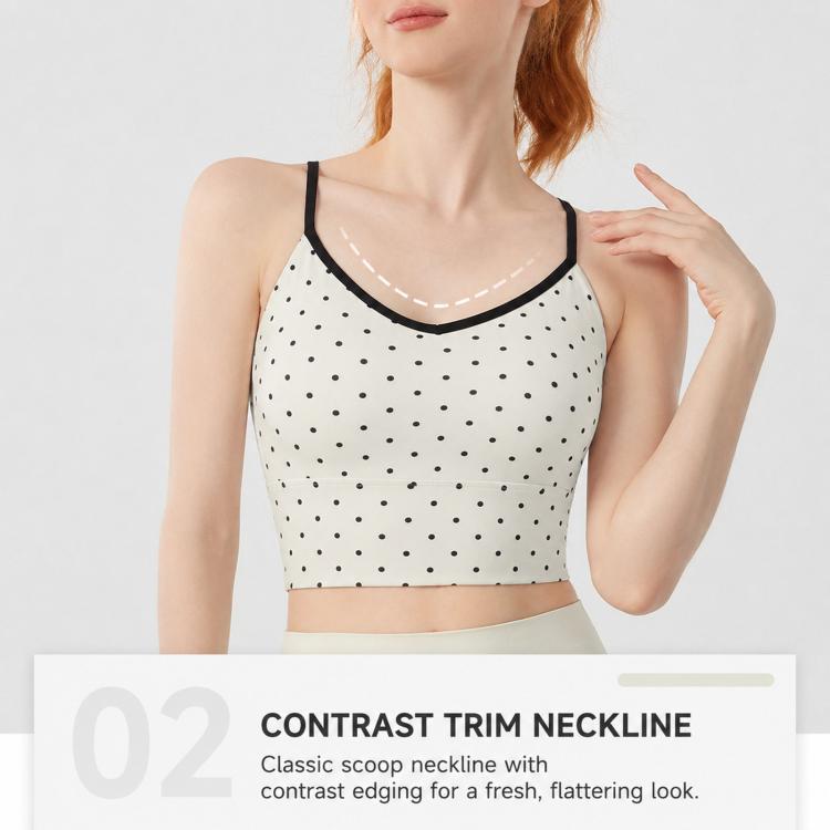 Reggiseno sportivo da donna antiurto con supporto laterale per il seno, coppe fisse sul retro, canotta da yoga., S, M, L, XL