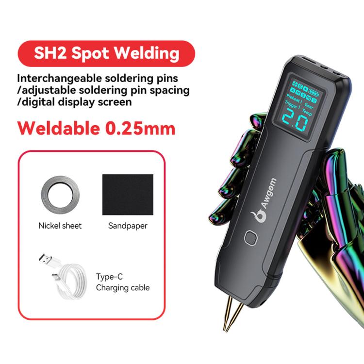 Saldatrice a punti portatile Awgem SH2 con 90 velocità regolabili