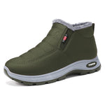 Stivali da neve invernali unisex, facili da indossare, caldi, foderati in pile, con punta larga, ideali per camminare., 47