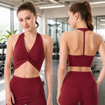 Reggiseno sportivo integrato antiurto per fitness, indossabile anche sulla schiena, ideale per yoga e bellezza., S, M, L, XL