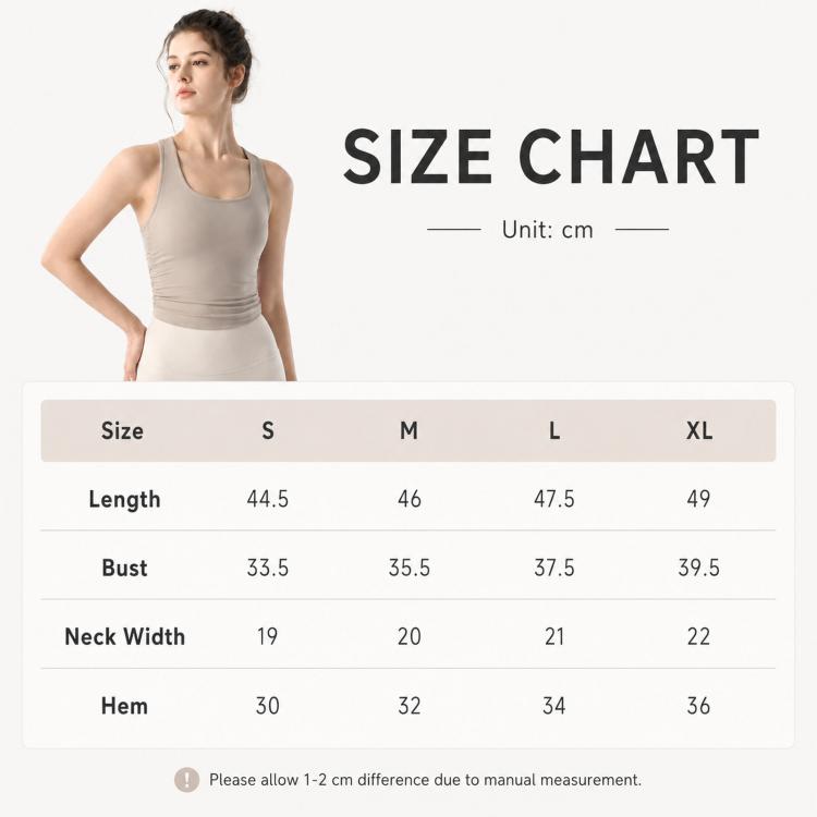 Canotta sportiva da donna integrata con scollo quadrato e spalline larghe, ammortizzante, ideale per yoga e corsa., S, M, L, XL