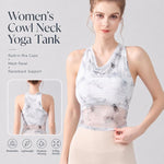 Gilet sportivo da donna con imbottitura sul seno, scollo a cappuccio, top a rete per fitness e yoga., S, M, L, XL