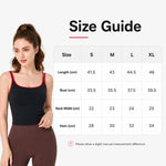 Canotta da donna con coppe fisse e doppie spalline, antiurto, comoda per sport e yoga., XL
