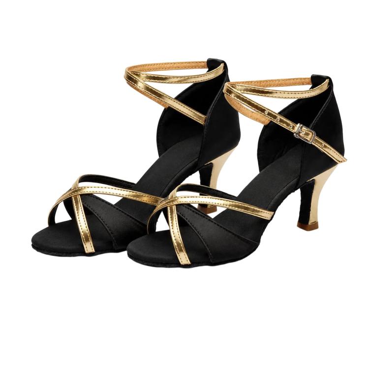 Scarpe da ballo latino donna tacco 5 cm suola camoscio