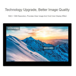 Display touch capacitivo DSI ad alta risoluzione da 13,3 pollici WAVESHARE, 1920 × 1080, IPS, pannello in vetro temperato, interfaccia DSI, touch a 10 punti, Without Back Panel, With Back Panel
