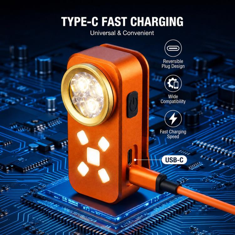 Lampada da lavoro E-SMARTER H30 ricaricabile con clip