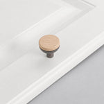 Maniglia per cassetti in lega di zinco effetto legno 8cm