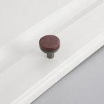 Maniglia per cassetti in lega di zinco effetto legno 8cm