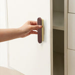 Maniglia per cassetti in lega di zinco effetto legno 8cm