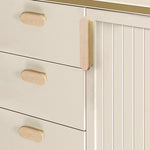 Maniglia per cassetti in lega di zinco effetto legno 8cm