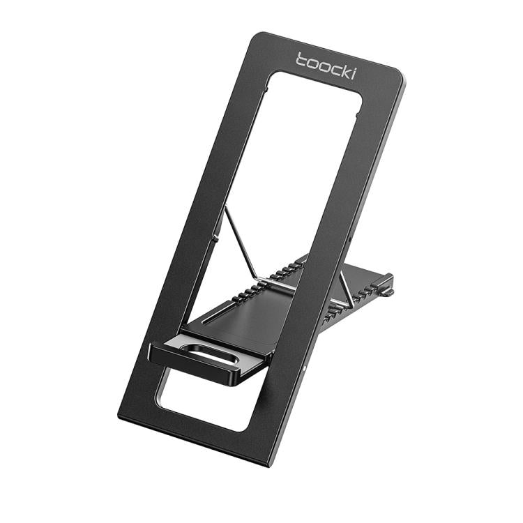 Supporto per telefono pieghevole Toocki da scrivania, ultra sottile da 4 mm, supporto portatile per cellulare, multi-angolo, da viaggio, tascabile