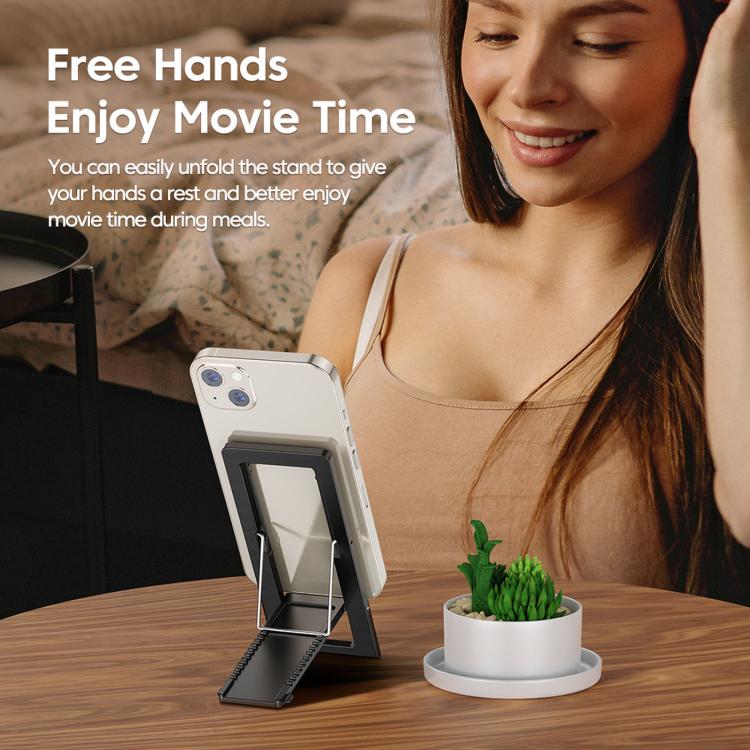 Supporto per telefono pieghevole Toocki da scrivania, ultra sottile da 4 mm, supporto portatile per cellulare, multi-angolo, da viaggio, tascabile