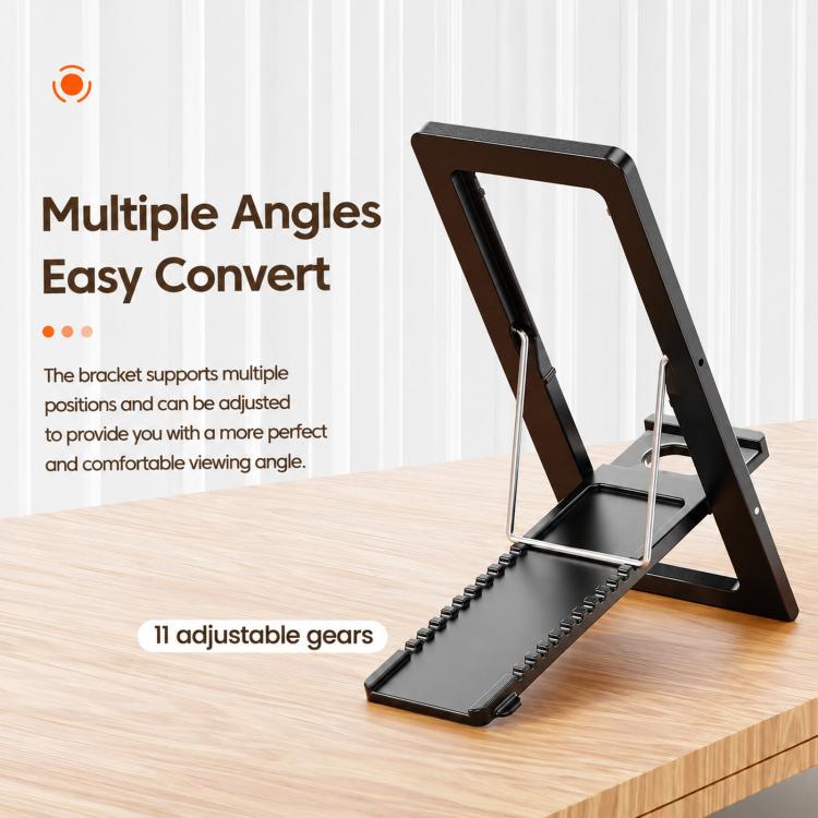 Supporto per telefono pieghevole Toocki da scrivania, ultra sottile da 4 mm, supporto portatile per cellulare, multi-angolo, da viaggio, tascabile