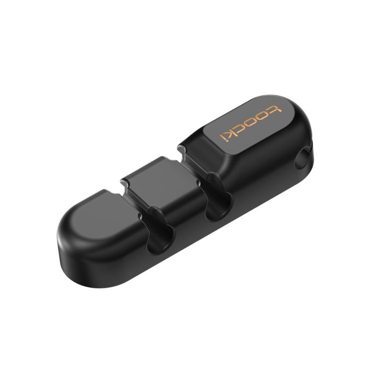 Toocki Organizzatore di cavi in silicone autoadesivo da scrivania con clip per la gestione dei cavi, 3-slot White, 5-slot White, 7-slot White, 3-slot Black, 5-slot Black, 7-slot Black