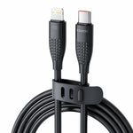 Cavo di ricarica rapida Toocki PD da 27 W USB-C / Type-C a 8 pin, lunghezza 2 m.