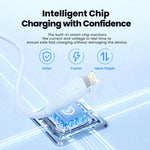 Cavo di ricarica rapida Toocki PD da 27 W USB-C / Type-C a 8 pin, lunghezza 2 m.