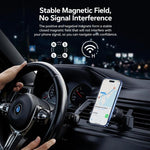 Supporto magnetico per telefono da auto Toocki con gancio di fissaggio anticaduta e rotazione a 360 gradi.