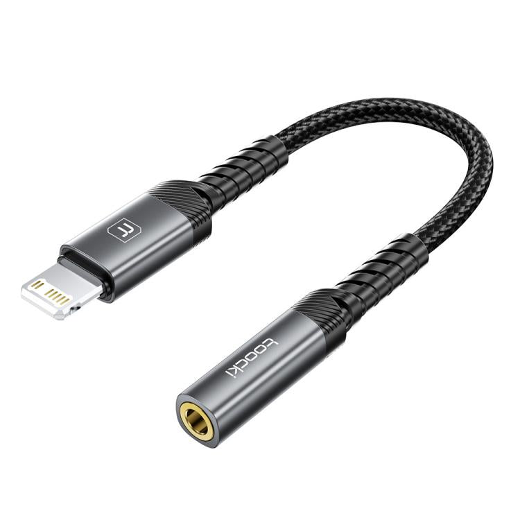 Adattatore per jack per cuffie, DAC ad alta risoluzione, dongle ausiliario intrecciato, Toocki USB-C/Type-C to 3.5mm Female, Toocki 8 Pin to 3.5mm Female
