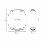 Cavo retrattile piatto, cavo di ricarica di diverse lunghezze, Toocki 100W USB-C/Type-C to USB-C/Type-C, Toocki 27W USB-C/Type-C to 8 Pin