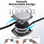Cavo retrattile piatto, cavo di ricarica di diverse lunghezze, Toocki 100W USB-C/Type-C to USB-C/Type-C, Toocki 27W USB-C/Type-C to 8 Pin