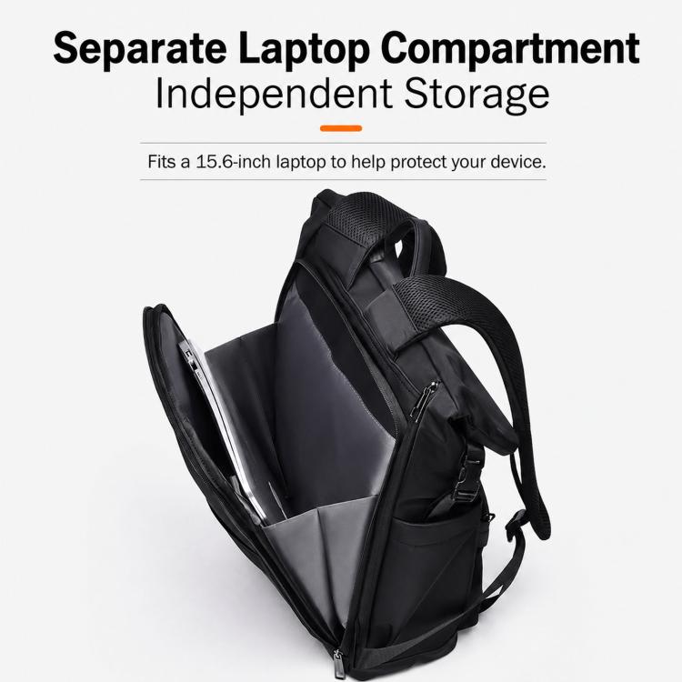 Zaino impermeabile per laptop 15,6 pollici da uomo