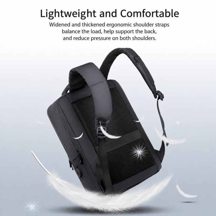 Zaino impermeabile REMOID con porta USB e tasche multiple