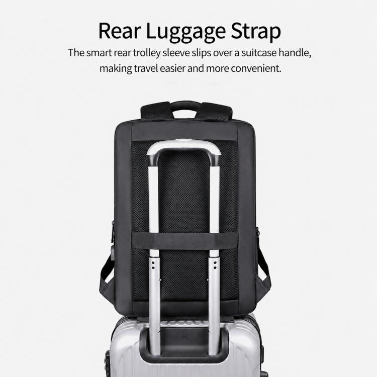 Zaino impermeabile REMOID con porta USB e tasche multiple