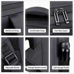 Zaino impermeabile REMOID con porta USB e tasche multiple