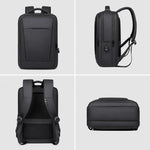 Zaino impermeabile REMOID con porta USB e tasche multiple