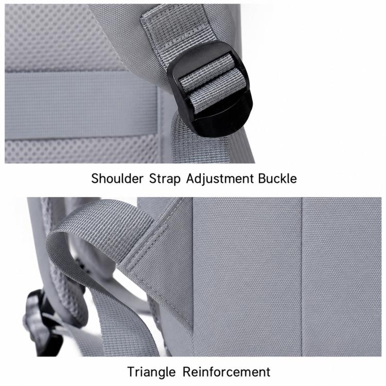 Zaino da viaggio impermeabile con porta USB 46x34x8 cm
