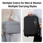 Zaino da viaggio impermeabile con porta USB 46x34x8 cm