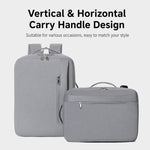 Zaino da viaggio impermeabile con porta USB 46x34x8 cm