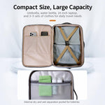 Zaino da viaggio impermeabile con porta USB 46x34x8 cm