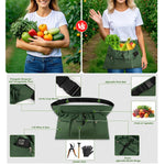 Grembiule da giardinaggio con tasche e cintura regolabile
