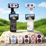 Filtro magnetico BRDRC per Insta360 Luna Ultra, UV Filter, CPL + ND16 + Black Soft Filter, CPL + Black Soft + Adjustable VND Filter, CPL + Black Soft + Anti-Light Pollution + Adjustable VND Filter