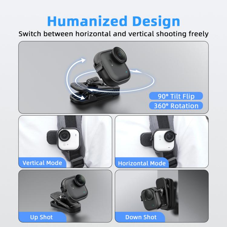 Clip magnetica per tracolla dello zaino Insta360 Go Ultra Flymile