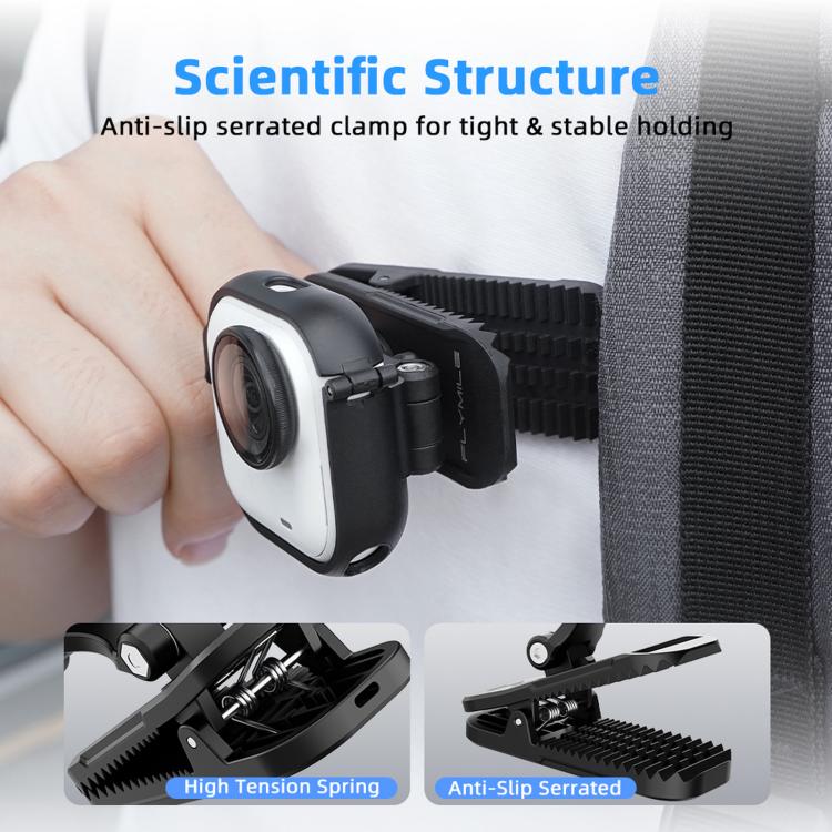 Clip magnetica per tracolla dello zaino Insta360 Go Ultra Flymile