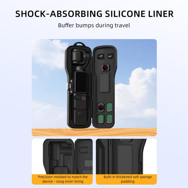 Custodia protettiva per obiettivo e porta filtri BRDRC per DJI Osmo Pocket 4 / 3