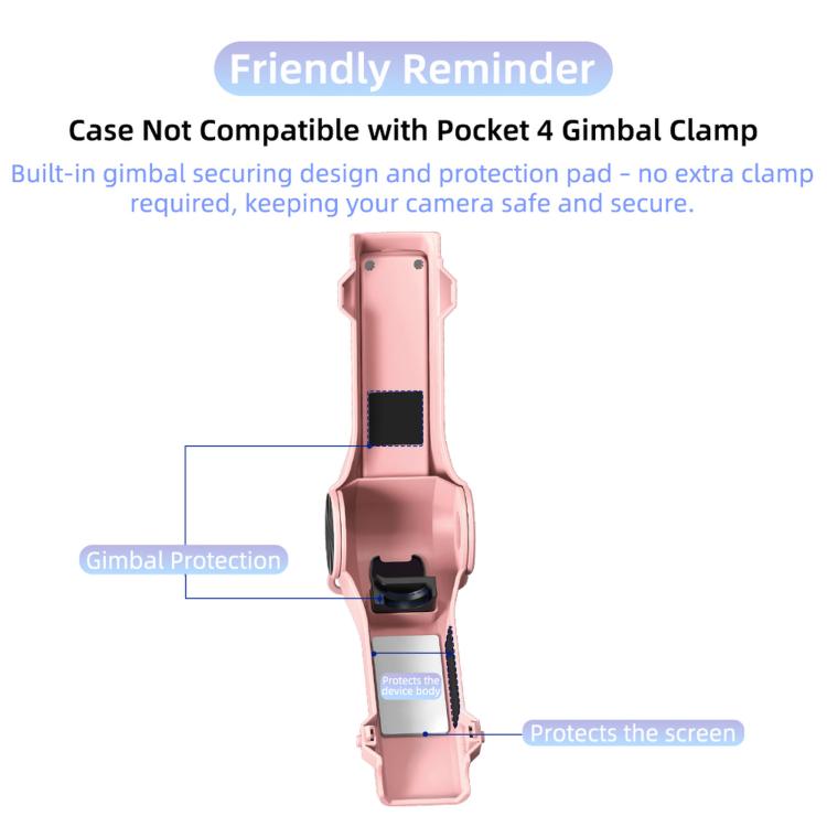 Per DJI Osmo Pocket 4 BRDRC, obiettivo, schermo, filtro, custodia protettiva.