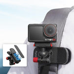 Clip magnetica a sgancio rapido per tracolla dello zaino Flymile, For DJI Osmo Action 3 / 4 / 5 Pro, For DJI Osmo Action 6 / Nano, For Insta360 Ace / Ace Pro / 2 / X5