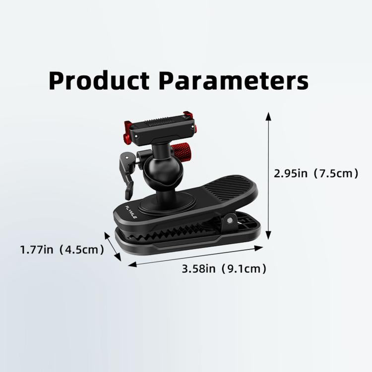 Clip magnetica a sgancio rapido per tracolla dello zaino Flymile, For DJI Osmo Action 3 / 4 / 5 Pro, For DJI Osmo Action 6 / Nano, For Insta360 Ace / Ace Pro / 2 / X5